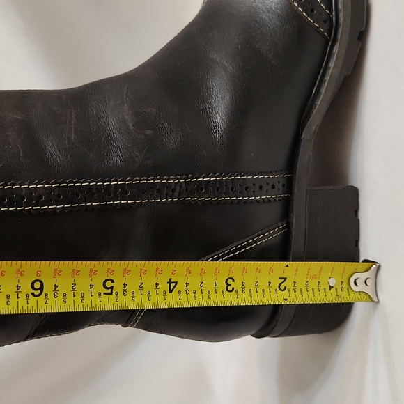 Timberland Tall Wingtip Leather Heeled Boots (W Size 7.5) - Picture 12 of 16